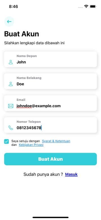 Bursaku ID App Screenshot 2